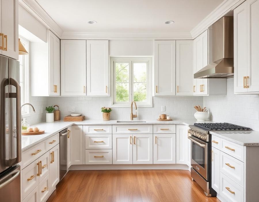 Kitchen Cabinet Refinish — Kennesaw after